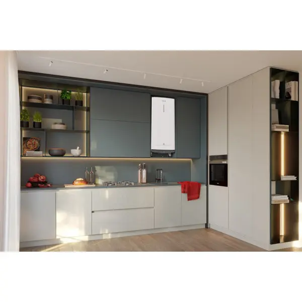 Chauffe-eau électrique plat blanc multi positions "Velis Tech" - 80L