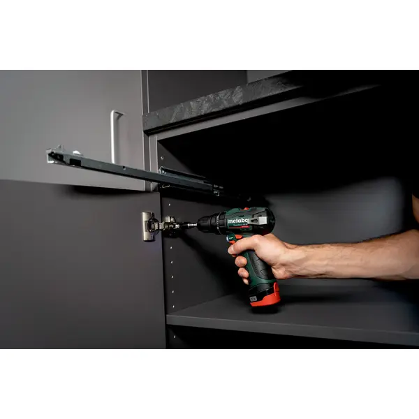 Coffret Perceuse à percussion 12 V sans fil PowerMaxx SB BL 2 x 2,0 Ah Li-Power, LC12 - Metabo