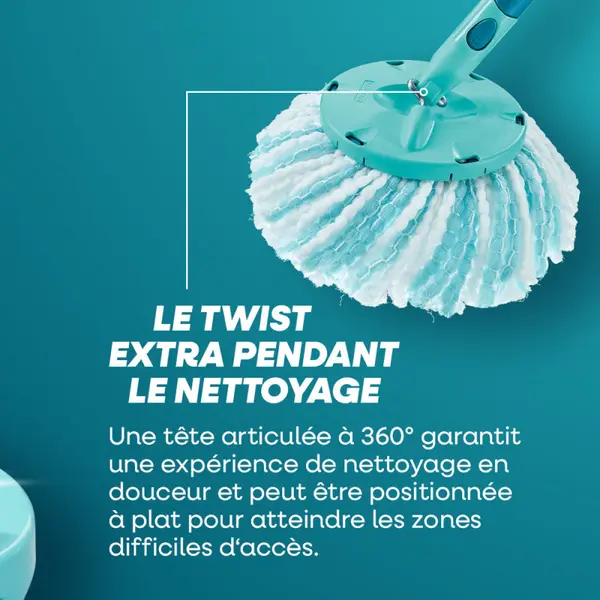 Set lave sol Clean Twist Disc Mop Ergo LEIFHEIT