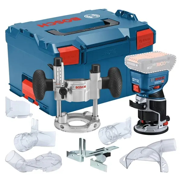 Affleureuse défonceuse sans fil GKF 18V8 Solo en L-Boxx Bosch