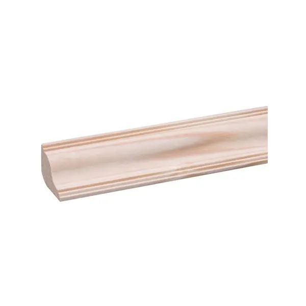 Moulure de plafond en pin 240 x 3,6 x 2,8 cm
