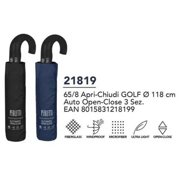 Paraguas Hombre Pleg.Ab/Cier.Golf 21819