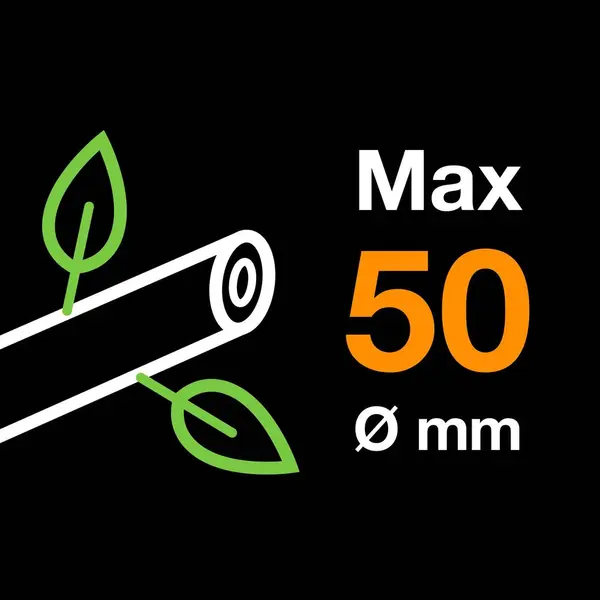 Coupe-branches Powergear X - L à crémaillère et à lame franche 80 cm - Ø 50 mm - FISKARS