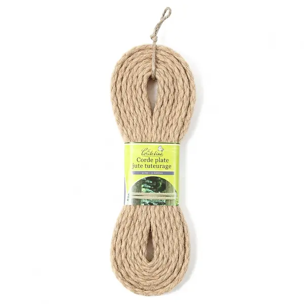 Corde plate en fibre de jute LA CORDELINE, L.5 m - LA CORDELINE