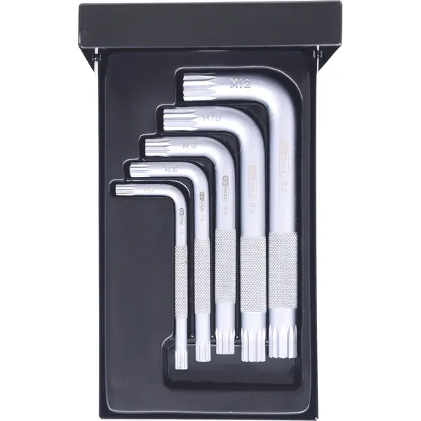Jeu de 5 clés mâles XZN® courtes, M5 à M12