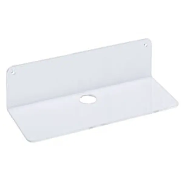 Étagère murale plastique transparent L.23 cm