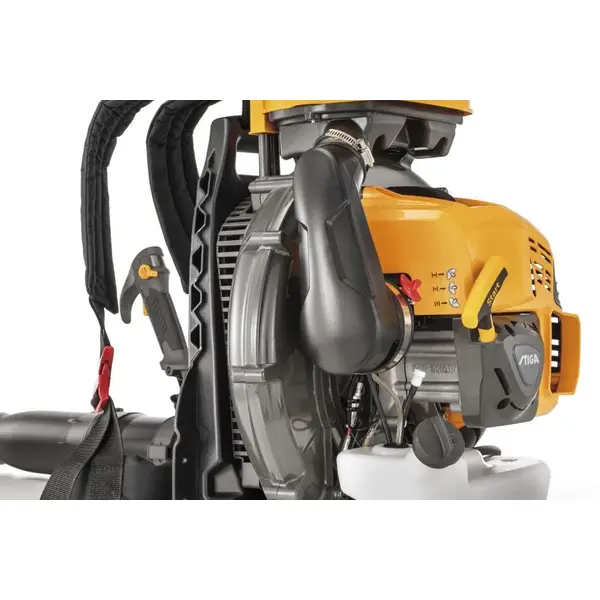 Souffleur de feuilles thermique - BL 980 R - 75,6 cm³ - débit d’air 25 m³/min - vitesse d’air 100 m/s - harnais dorsal rembourré - Stiga
