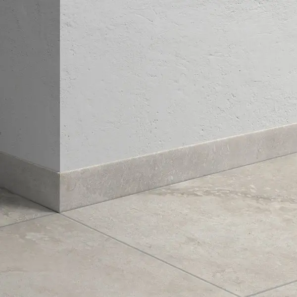 Plinthe de carrelage intérieur grès cérame émaillé VARANA IVOIRE 7,5 x 62 cm