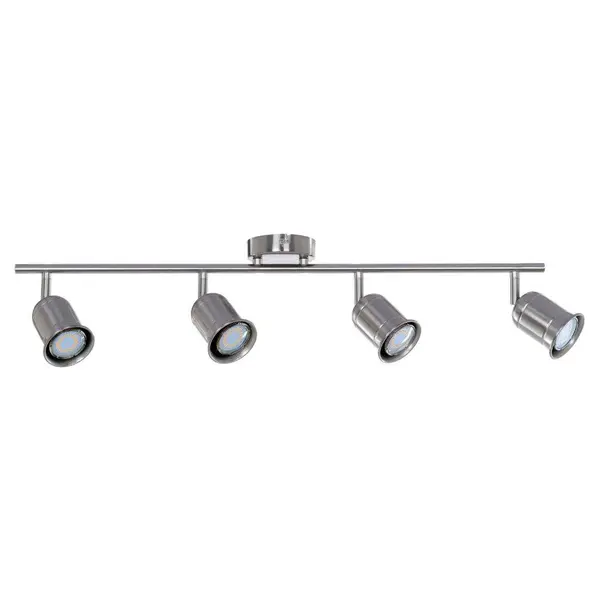Plafonnier Satin Helios, 4xGU10 50W , IP20, 230V AC, Classe I - Spot-Light