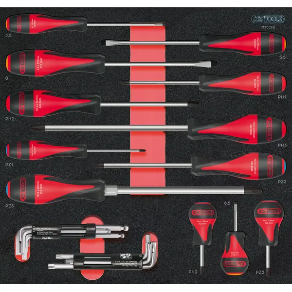 Composition d'outils 4 tiroirs pour servante, 241 pièces