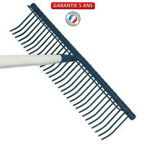 Râteau à gazon 32 dents sans manche - PERRIN