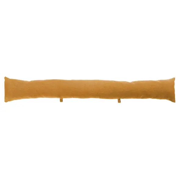 Coussin bas de porte Chambray, curry l.12 x H.12 cm - JBY CREATION