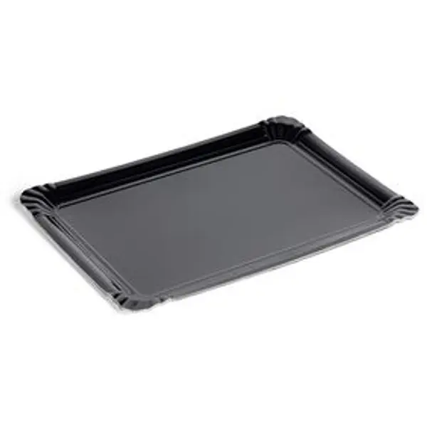 Plateau carton noir 23x33cm x5