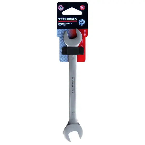 Clé Double Fourche Industrie 25 x 28mm - TECHMAN