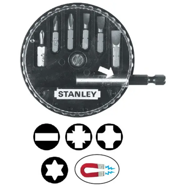 Embouts vissage jeu 7 pièces - STANLEY