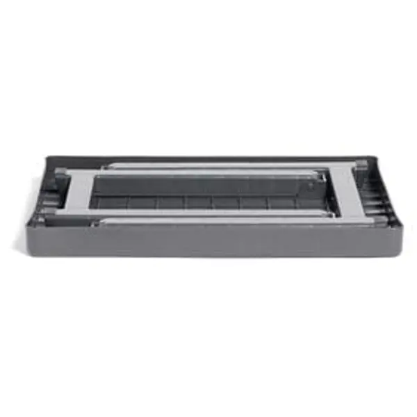 Table basse de camping plastique gris 40xH37x50cm