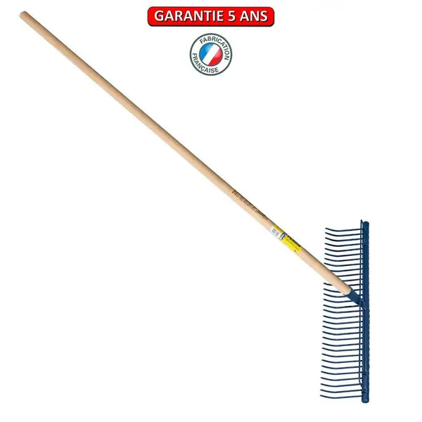 Râteau à gazon 56 dents emmanché - PERRIN