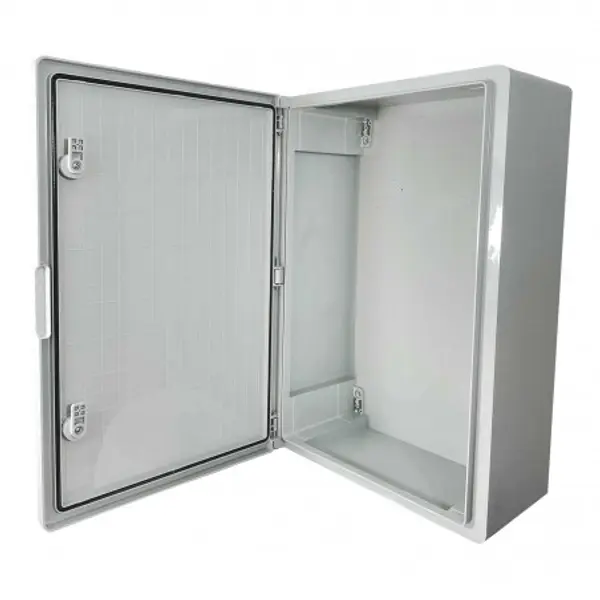 ABS604020 IDE Coffret ABS étanche IP54 600X400X200 Porte opaque - avec plaque de montage