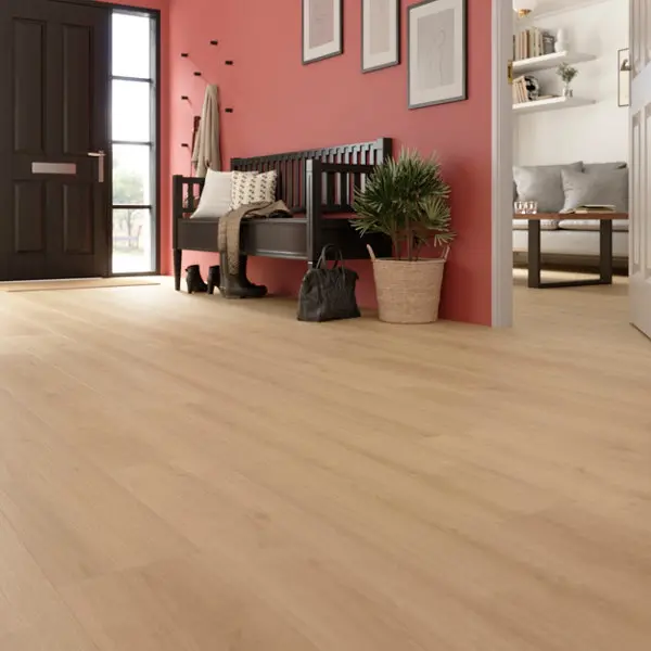 Sol stratifié à clipser aspect bois brut "El mina natural" L. 138,3 x l. 19,3 cm x Ép. 10 mm