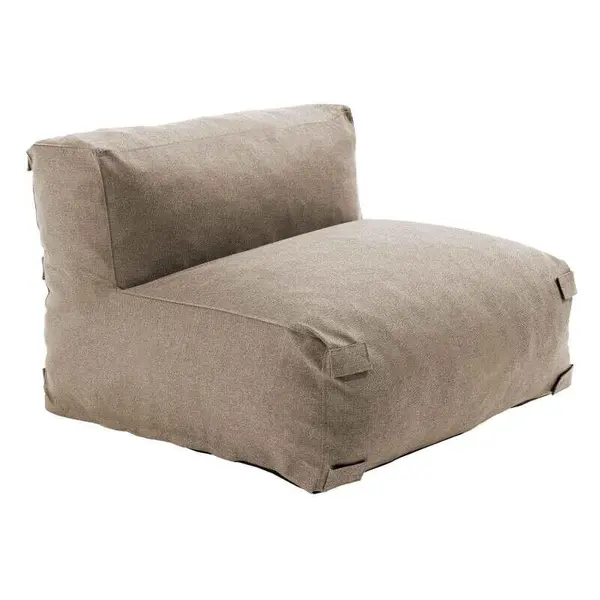 Pouf fauteuil MIXI sable - OVIALA