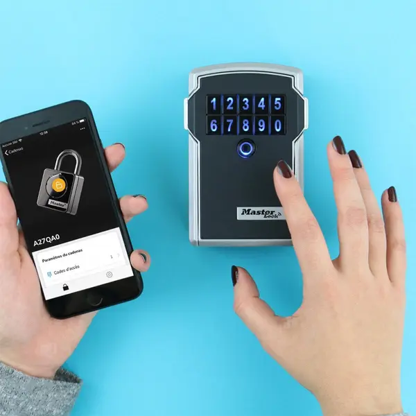 Minicoffre Bluetooth Master Lock Select Access À Fixer, H.12.7Xl.8.3 Xp.5.9 Cm - MASTER LOCK