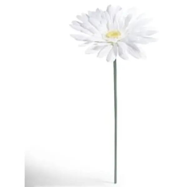 Fleur artificielle blanche marguerite tige XXL H150cm