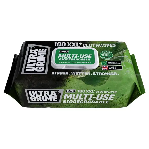 Lingettes Pro Multi-Usages Bio boite 100 UltraGrime