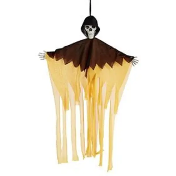 Squelette suspendu fluo Halloween H50cm (3 modèles)