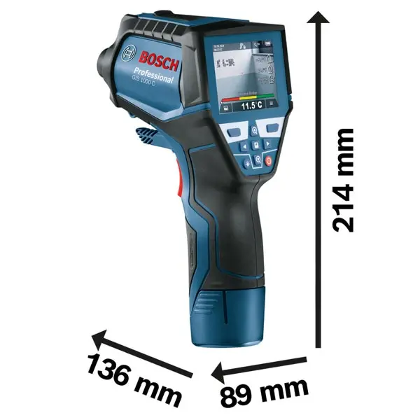 Detecteur thermique GIS 1000 C + 12V + L-Boxx Bosch
