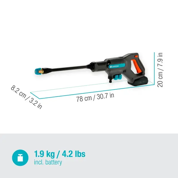 Nettoyeur moyenne pression AquaClean 24/18V P4A - GARDENA