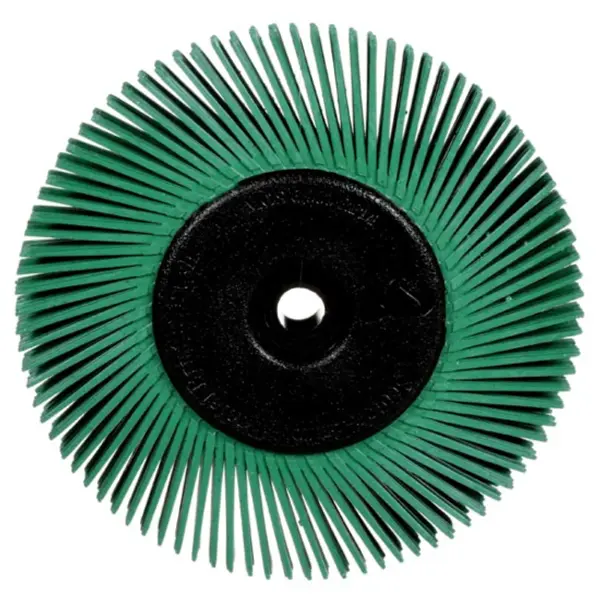 Brosse Radiale Bristle BB-ZB TA 150x13x25mm P50 Vert + Adaptateur 3M