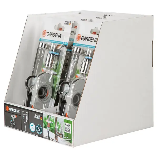 Adaptateur de robinet d'intérieur - filetages mâle (M22 x 1) ou femelle (M24 x 1) - GARDENA