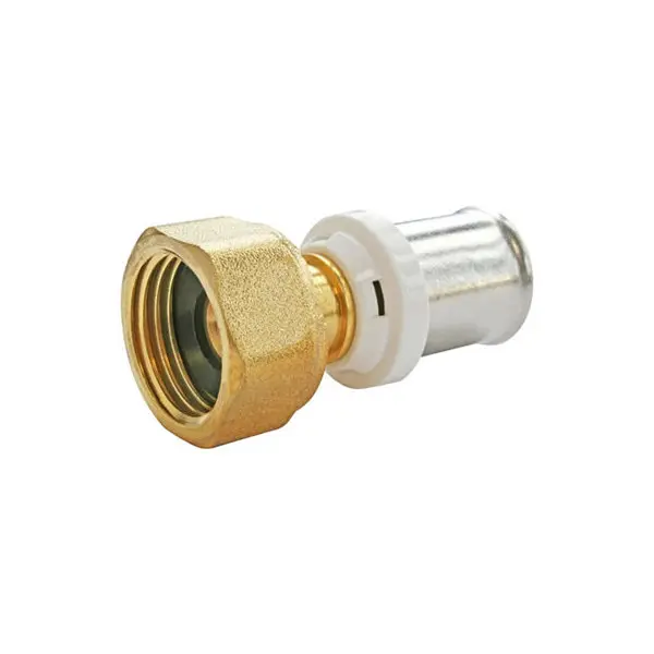Raccord à sertir droit femelle Ø 16 mm 15x21 mm