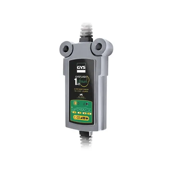 GYS Chargeur de batterie lithium moto 12V GYSFLASH 1.12 - 029675