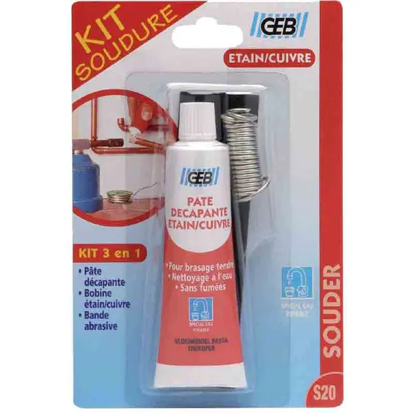 Kit soudure étain/cuivre - GEB