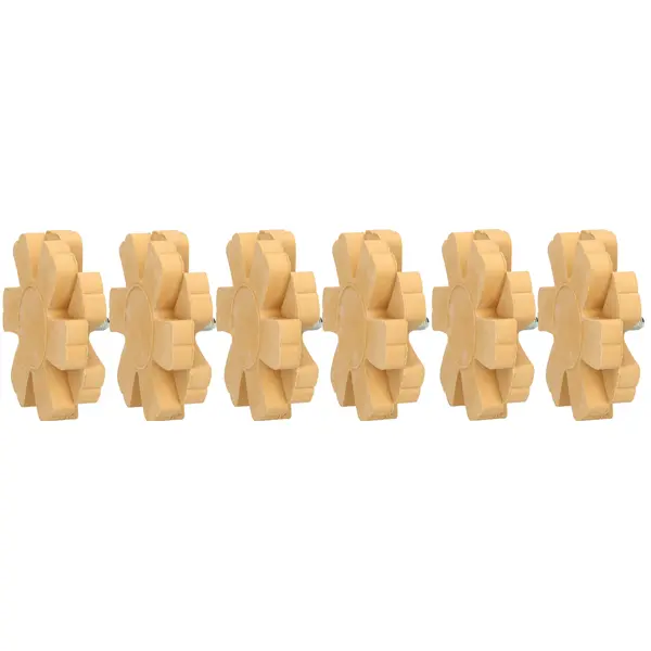 Gommes de nettoyage avec lamelles, Ø 90 x 20 mm, pack de 6