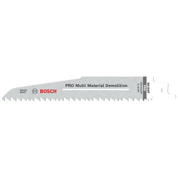 Lame scie Sabre Pro Multi-Materiaux 150mm S610VF lot de 5 Bosch