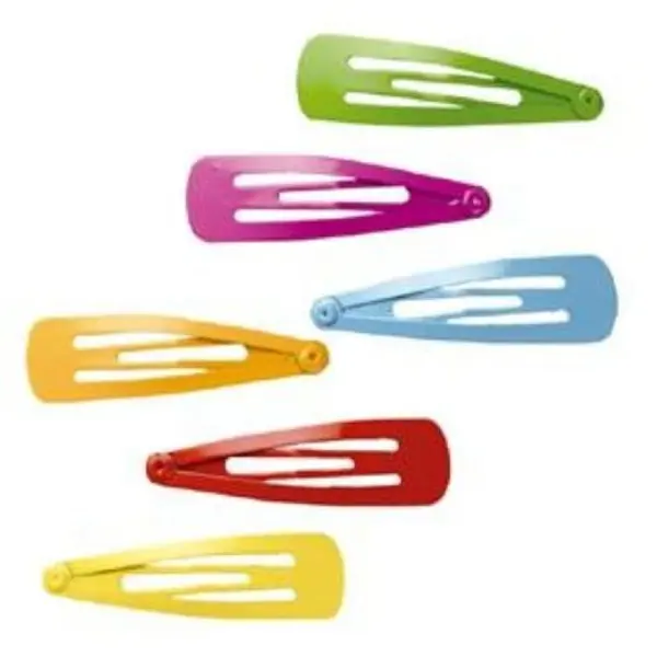 Clip Rana 4cm Clasico -6u- Colores 916
