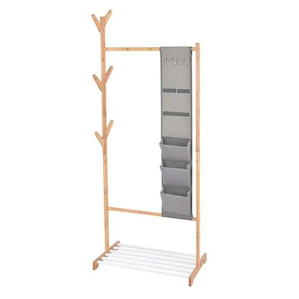 Colgador Bambu C/Repisa 65X38X167 Cm.