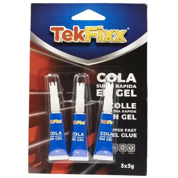 Pegamento Tekfix Instantaneo 3 X 3 Gr