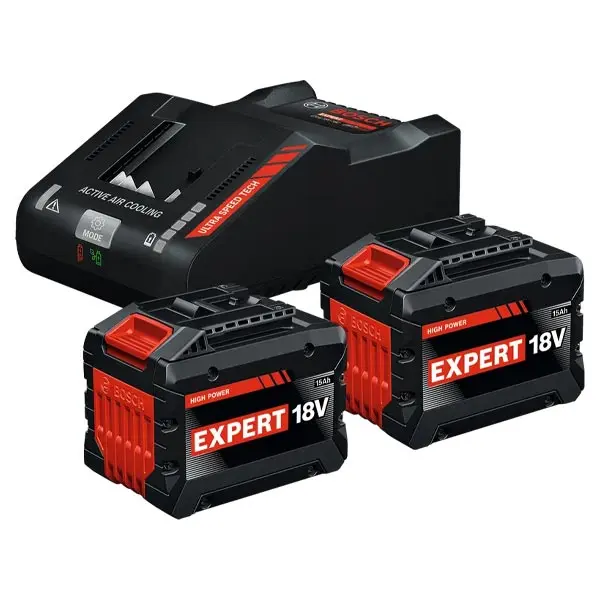 Pack 2 Batt Expert EXBA 18V-150 Chargeur EXAL18V-160 Bosch Expert