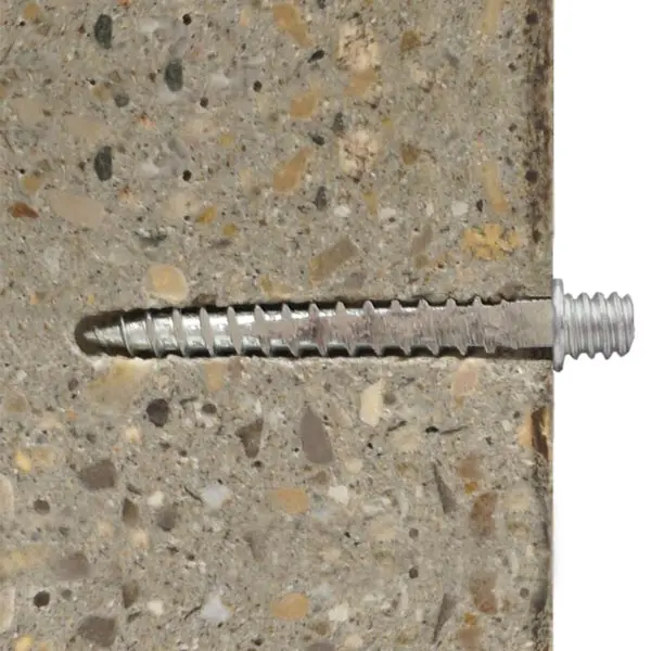 Patte a Vis Directe Béton 50mm ZG Blanc seau de 1000 ING Fixations