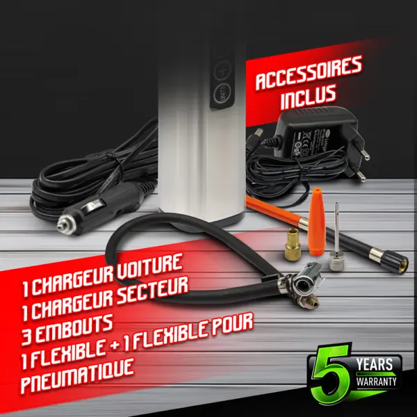 Compresseur sur batterie 12 V CONSTRUCTOR