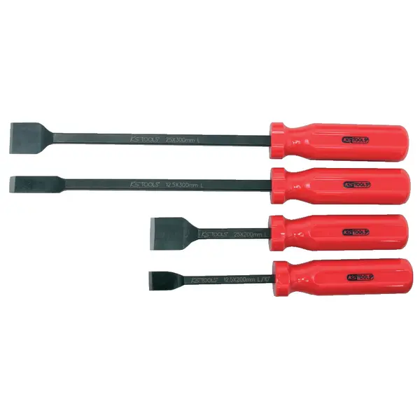 Coffret de 4 grattoirs emmanchés désaxés de 10°