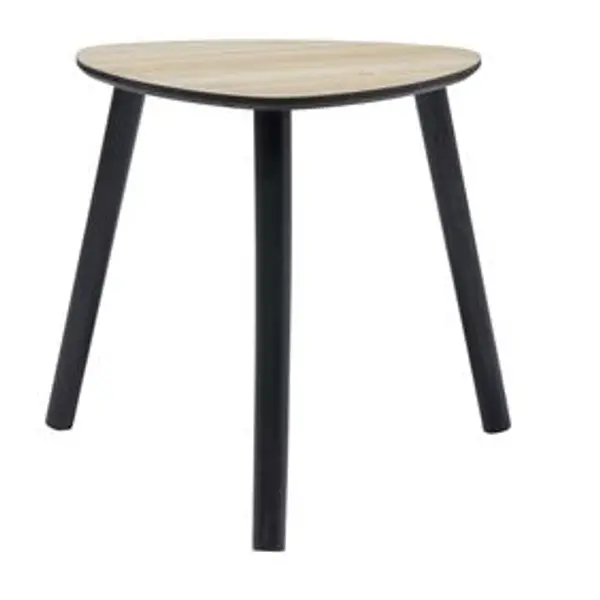 Bout de canapé Joseph marron Ø40xH39,5 cm