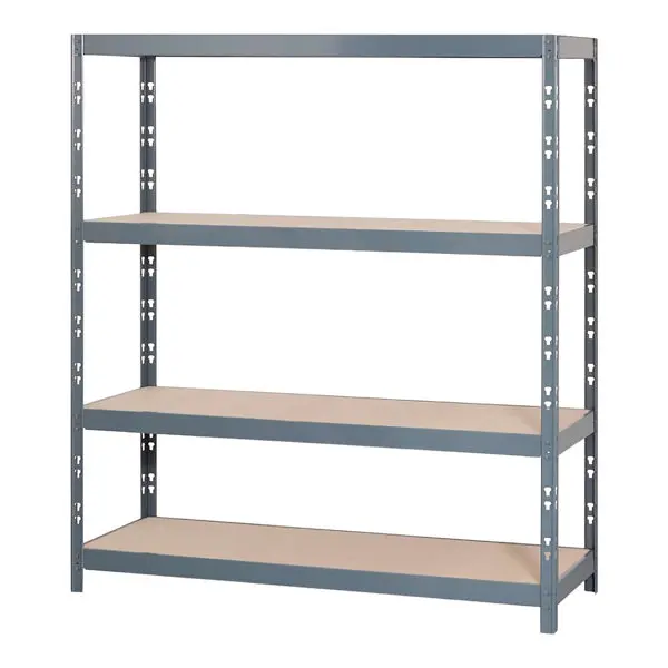Étagère bois métal - H. 185 x L. 180 x P. 60 cm.