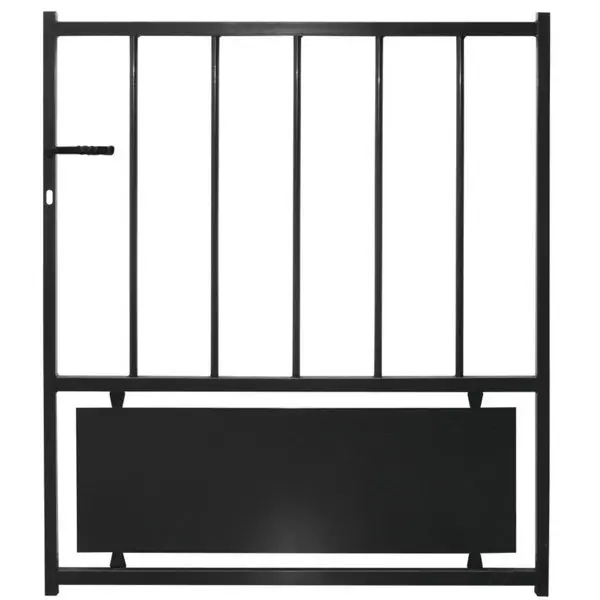 Portillon fer noir "Bristol" - L. 1,03 x H. 1,20 m