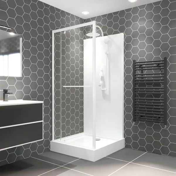 Cabine de douche "Denver" - L. 90 x l. 90 cm