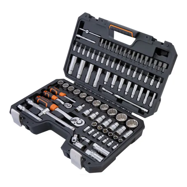 Coffret douilles 1/4 et 1/2, 94 pièces