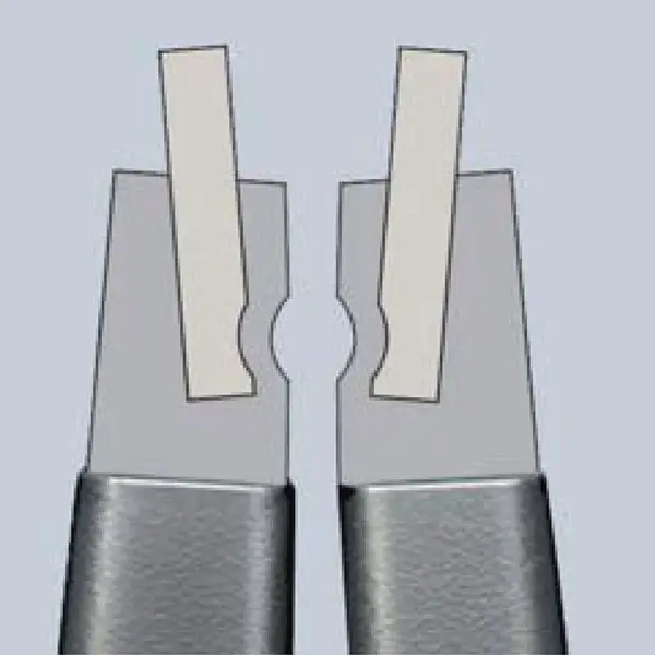 Pince de précision pour circlips intérieurs - L180 mm - KNIPEX
